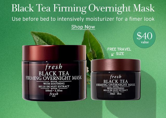 Black Tea Firming Overnight Mask