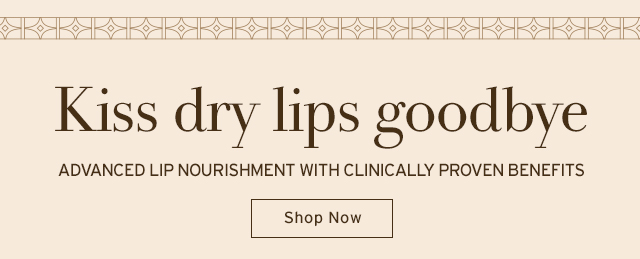 Kiss dry lips goodbye