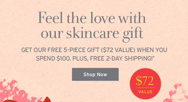 Feel the love with our skincare gift