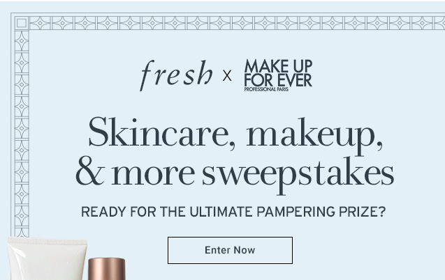 Skincare, makeup, and more sweepstakes 