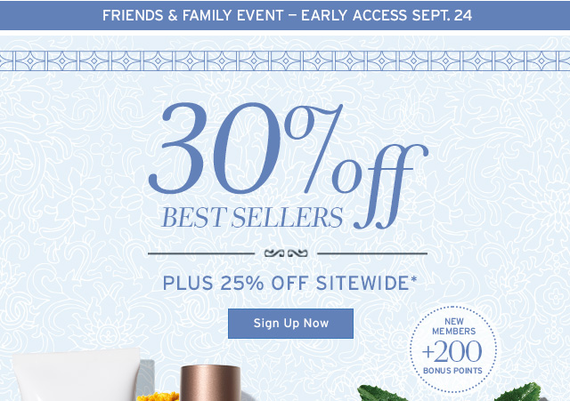 Friends and Family Event