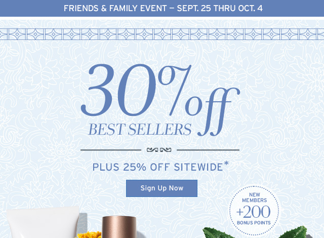 Friends and Family Event