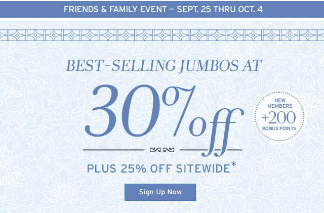 Friends and Family Event