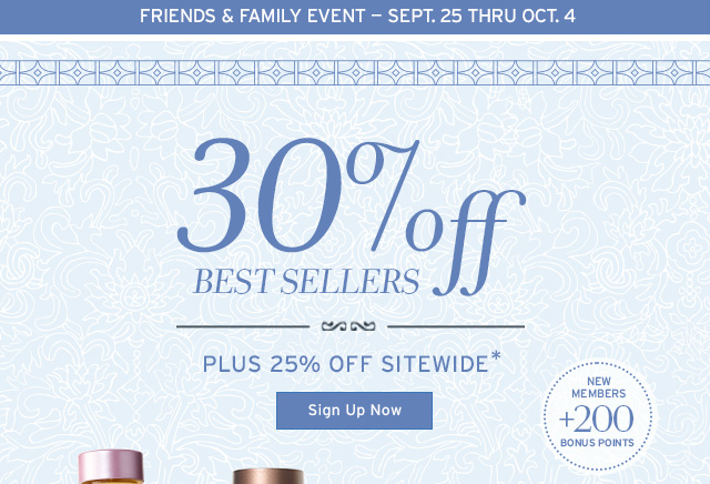 Friends and Family Event