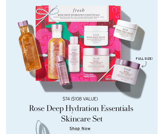 Rose Deep Hydration Essentials Skincare Set