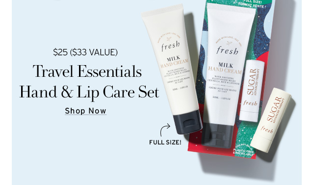 Travel Essentials Hand & Lip Care Set