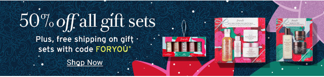 50% off all gift sets