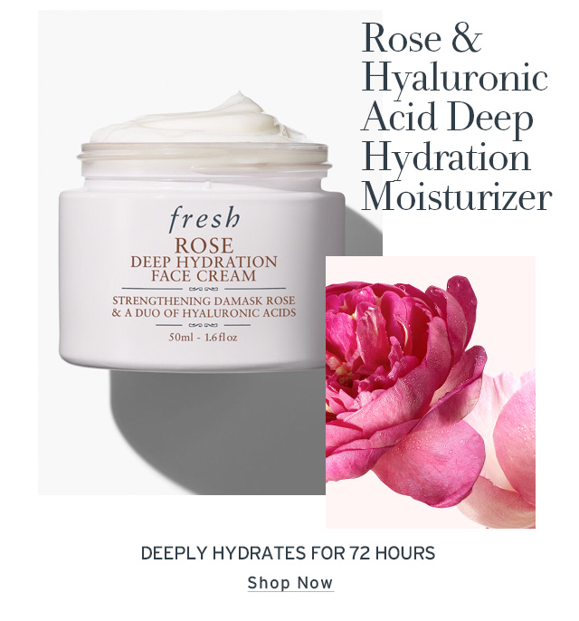 Rose & Hyaluronic Acid Deep Hydration Moisturizer