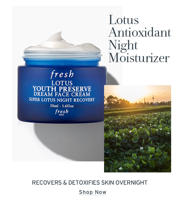 Lotus Antioxidant Night Moisturizer