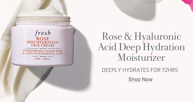 Rose and Hyaluronic Acid Deep Hydration Moisturizer