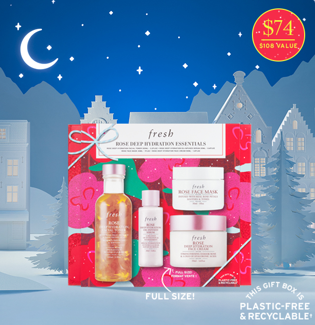 Rose Deep Hydration Essentials Skincare Set