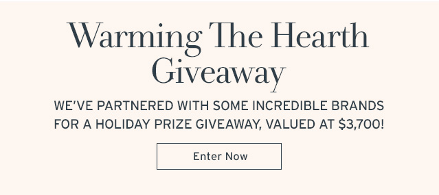 Warming The Hearth Giveaway