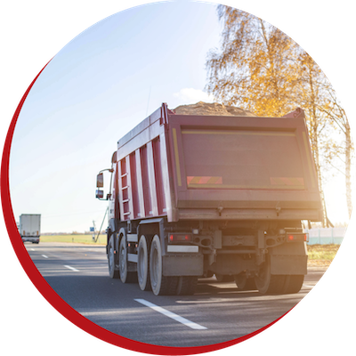 Sand and gravel transport photo