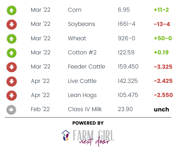 Commodity Corner
