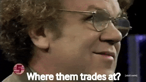Where them trades at? 
