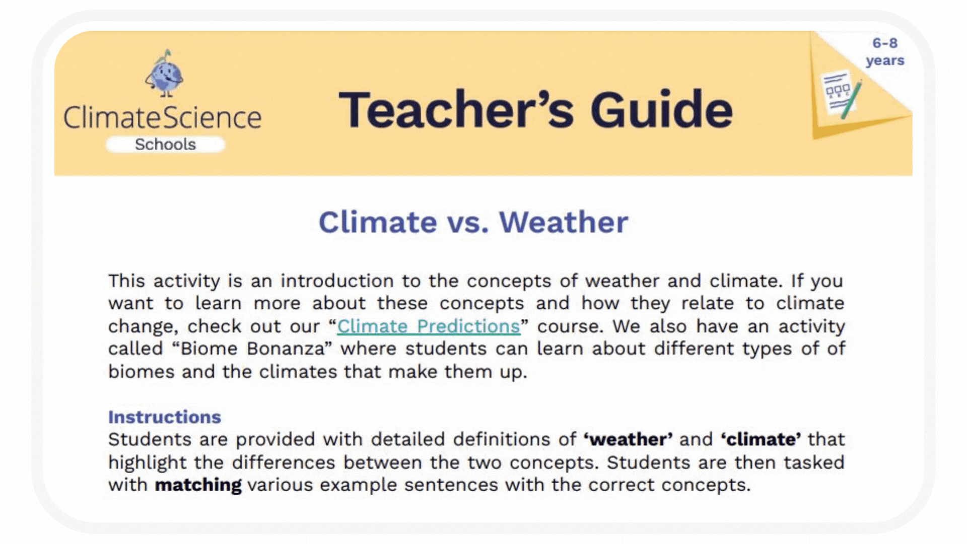10 Climate Change Activities For Kindergarten SubjectToClimate