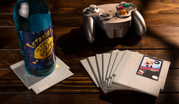 NES Cartridge Coasters!