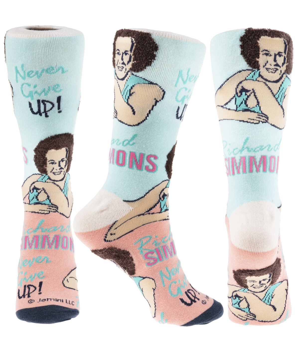 Richard Simmons Fuzzy Hair Socks!