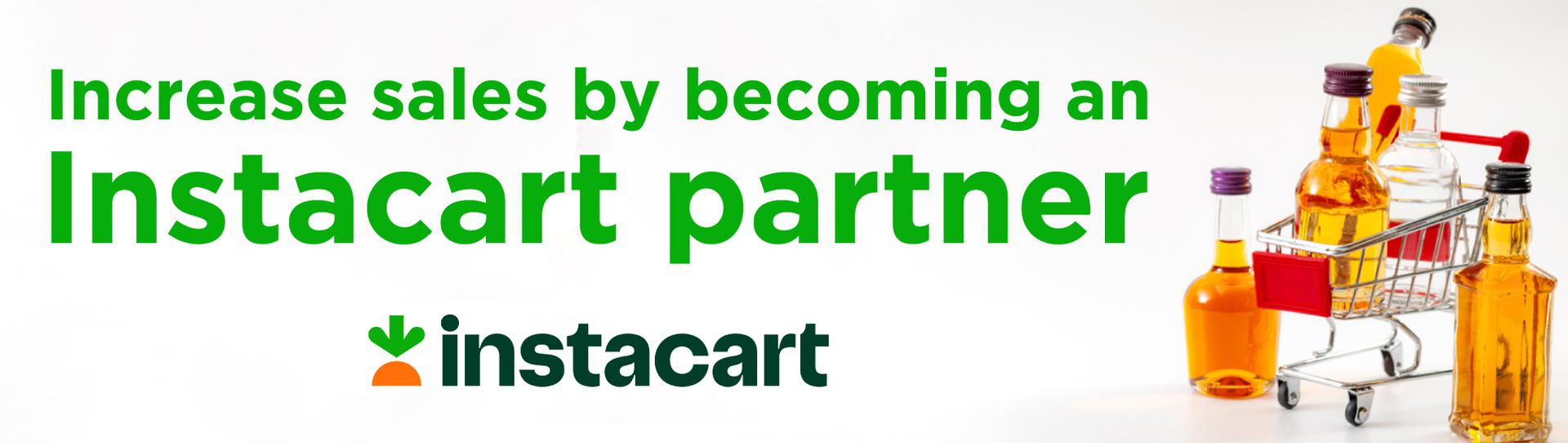 Incrase sales by becoming an Instacart partner