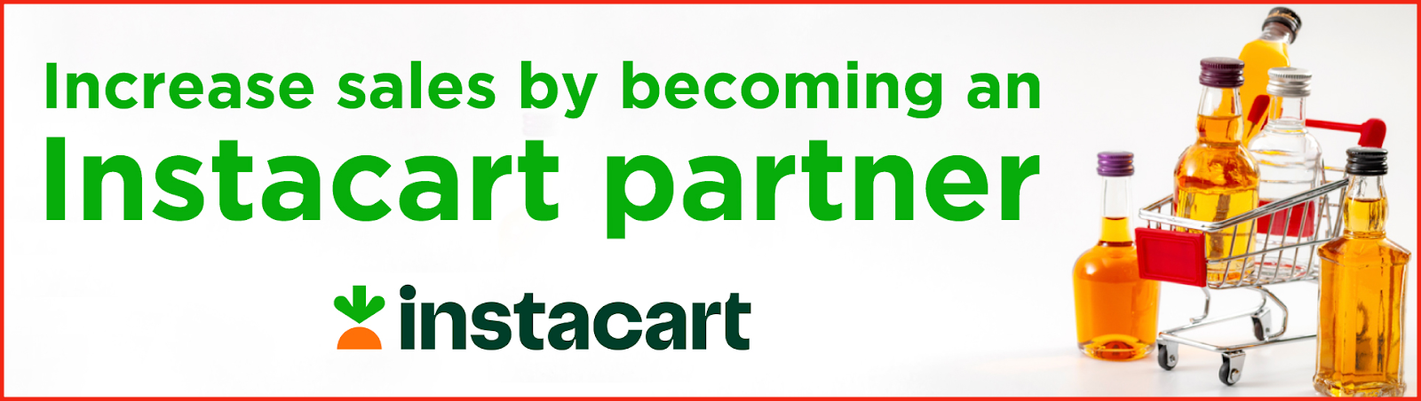 Increase sales by becoming an Instacart partner! 