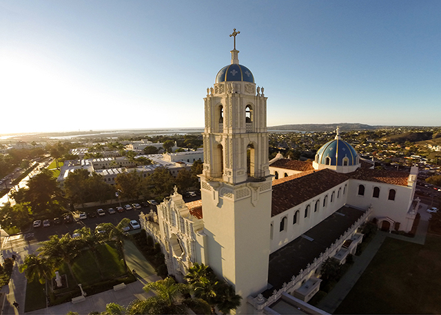 The Immaculata in the sunlight