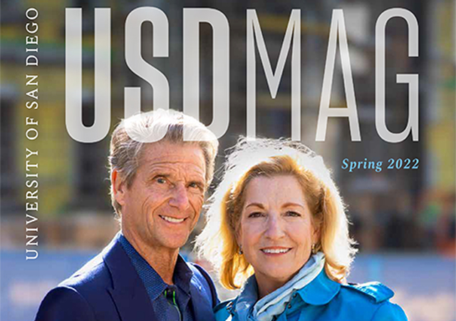 Don and Ellie Knauss on the cover of the Spring 2022 magazine