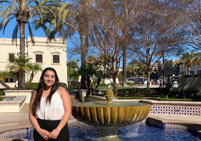  Christina Abdou '22 started a new club on campus called Minorities in Business