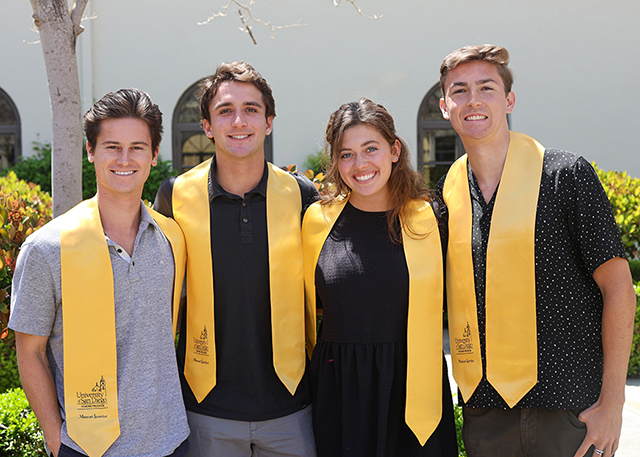 Honors students pose after Honors Convocation.