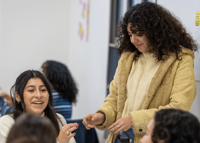 SOLES School Counseling student Jessica Garcia and her mentor. 