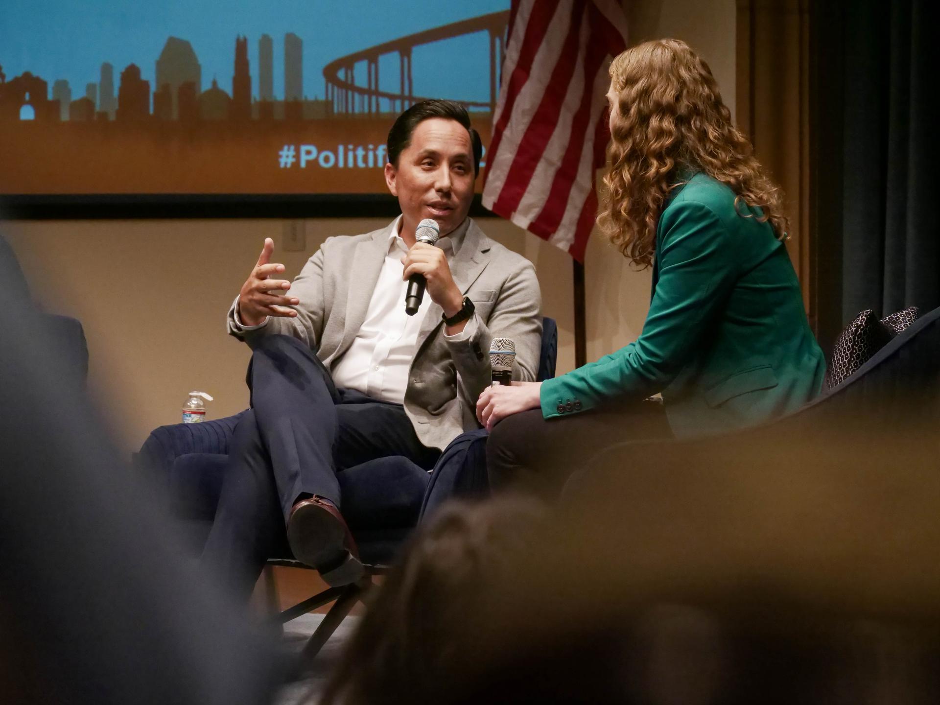 Mayor Todd Gloria at Politifest