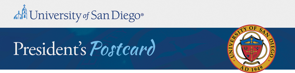 University of San Diego - President's Postcard