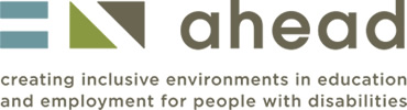 Ahead logo - Creating inclusive enviroment in education and employment for people with disabilities 