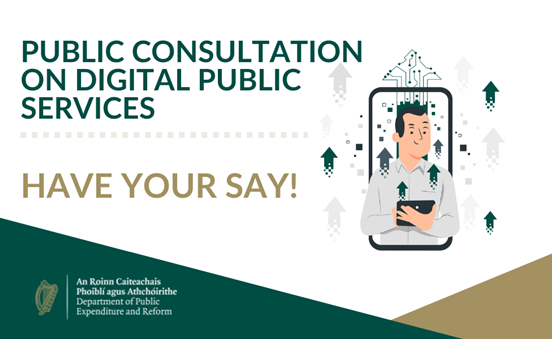 Public consultation on digital public services logo