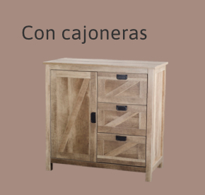 Antique con cajoneras