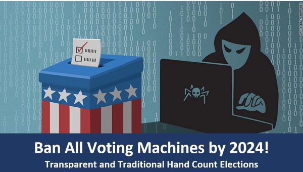 Ban All Voting Machines by 2024