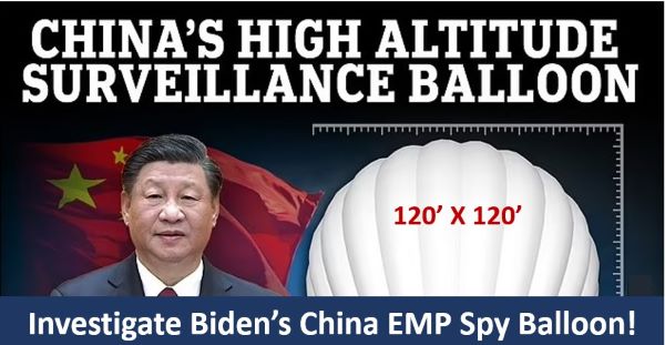 Investigate Biden's China EMP spy Balloon!