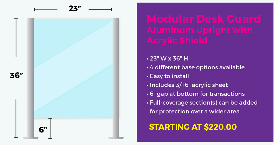 Modular Desk Guard