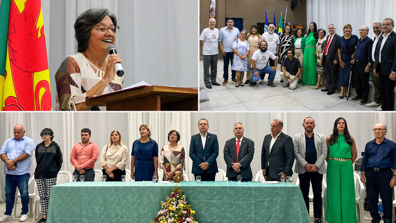 Estudantes, docentes, técnicos-administrativos, gestores, representantes políticos e convidados durante a inauguração do Campus Surubim da Universidade de Pernambuco (UPE).