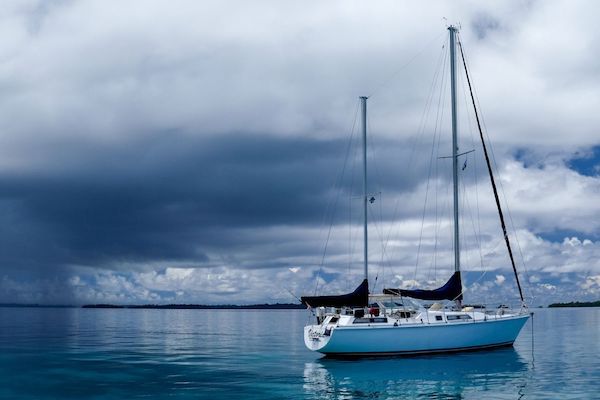 Sailboat on the water