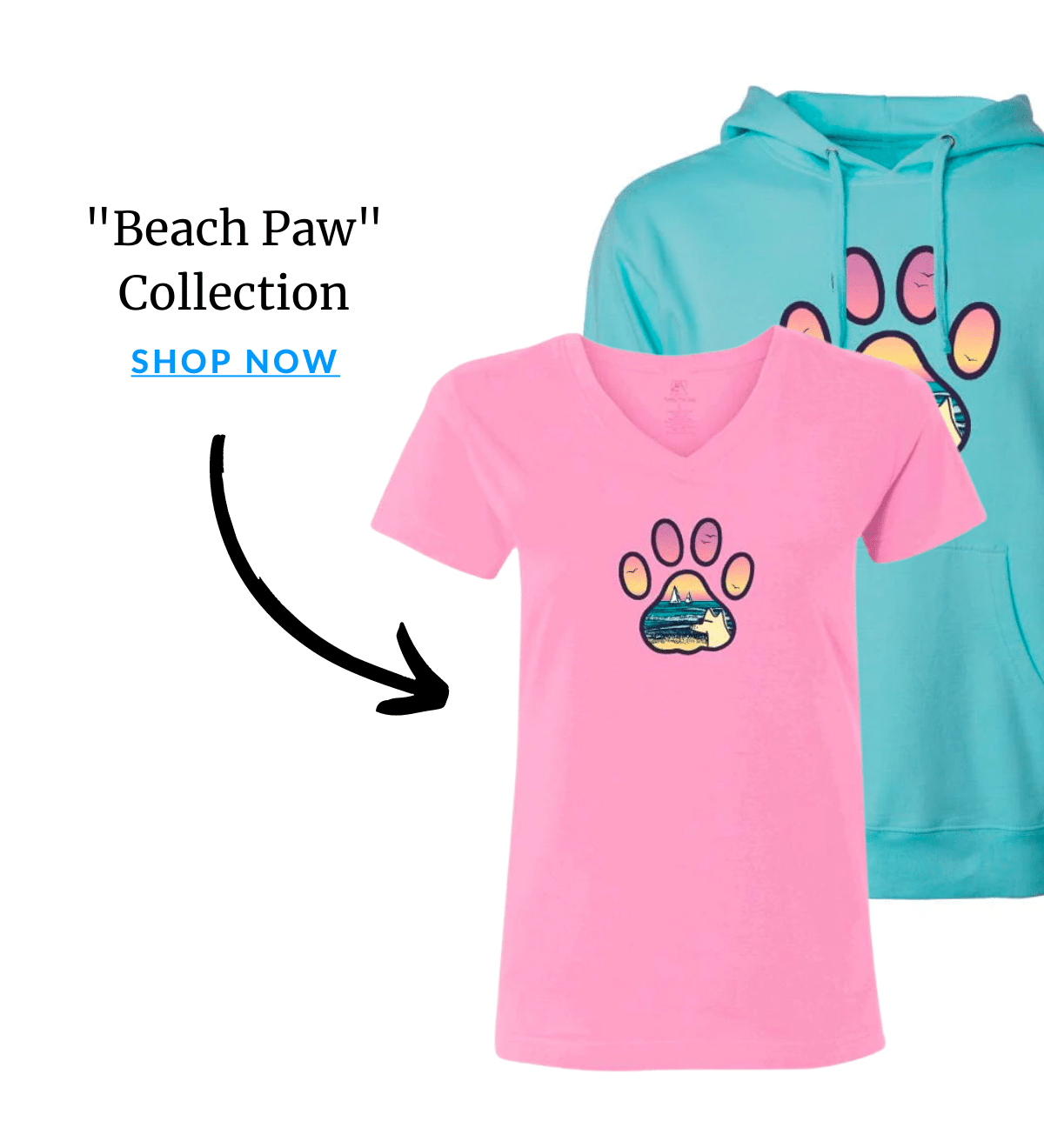 Shop The Beach Paw Collection