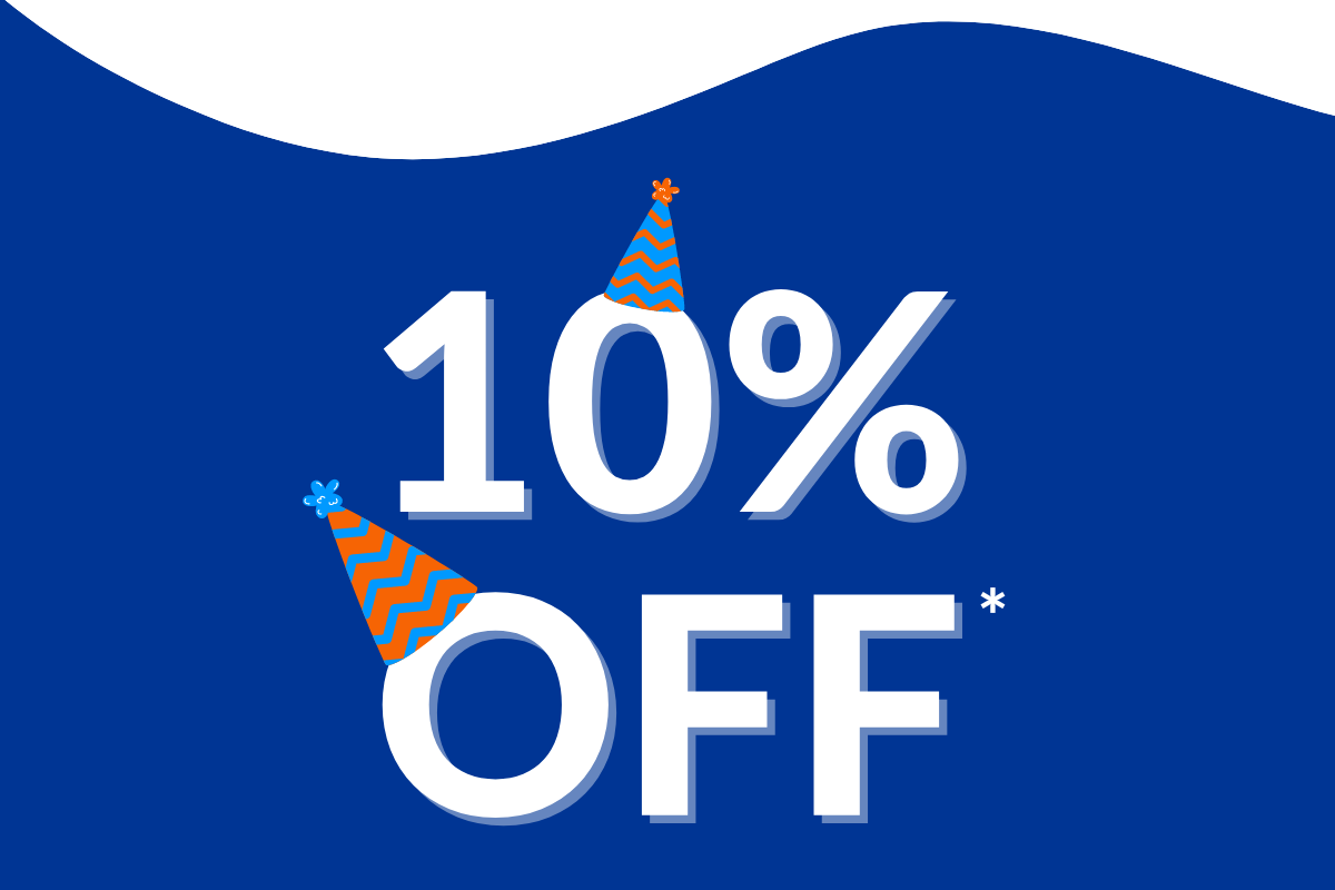 10% OFF with Code