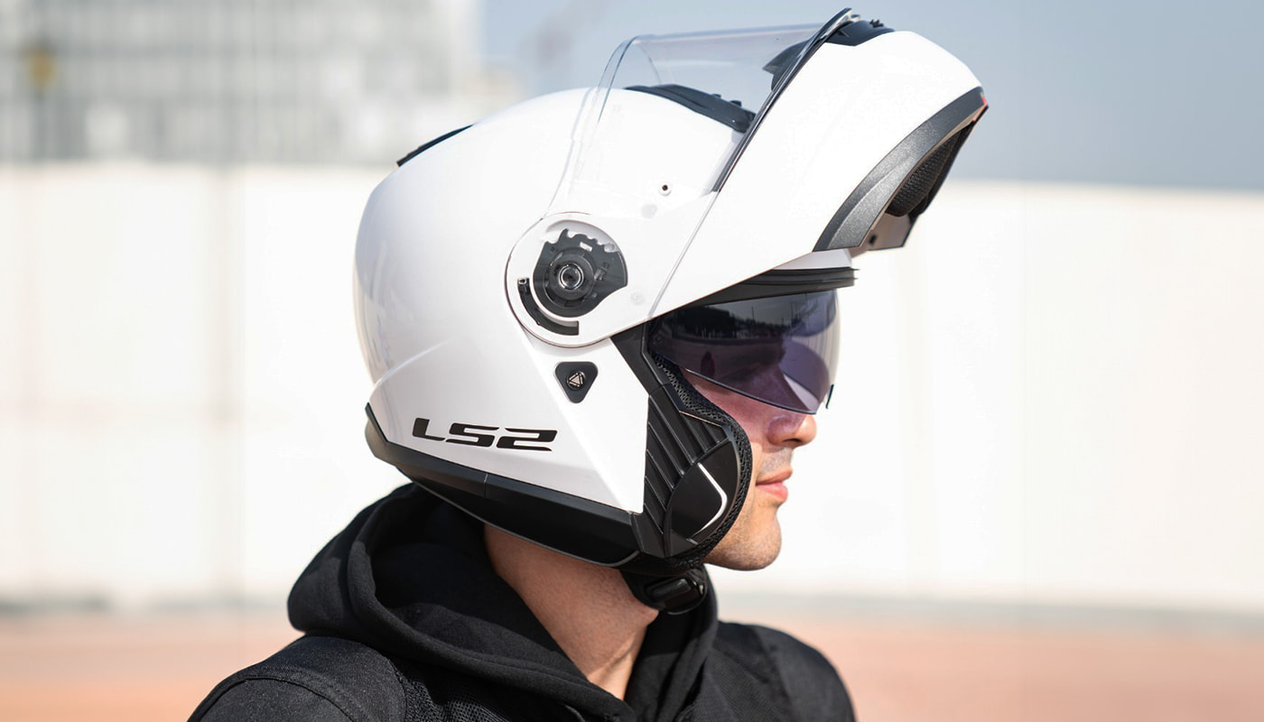 LS2 Helm Strobe II Monza FF908 mat zwart / fluor geel