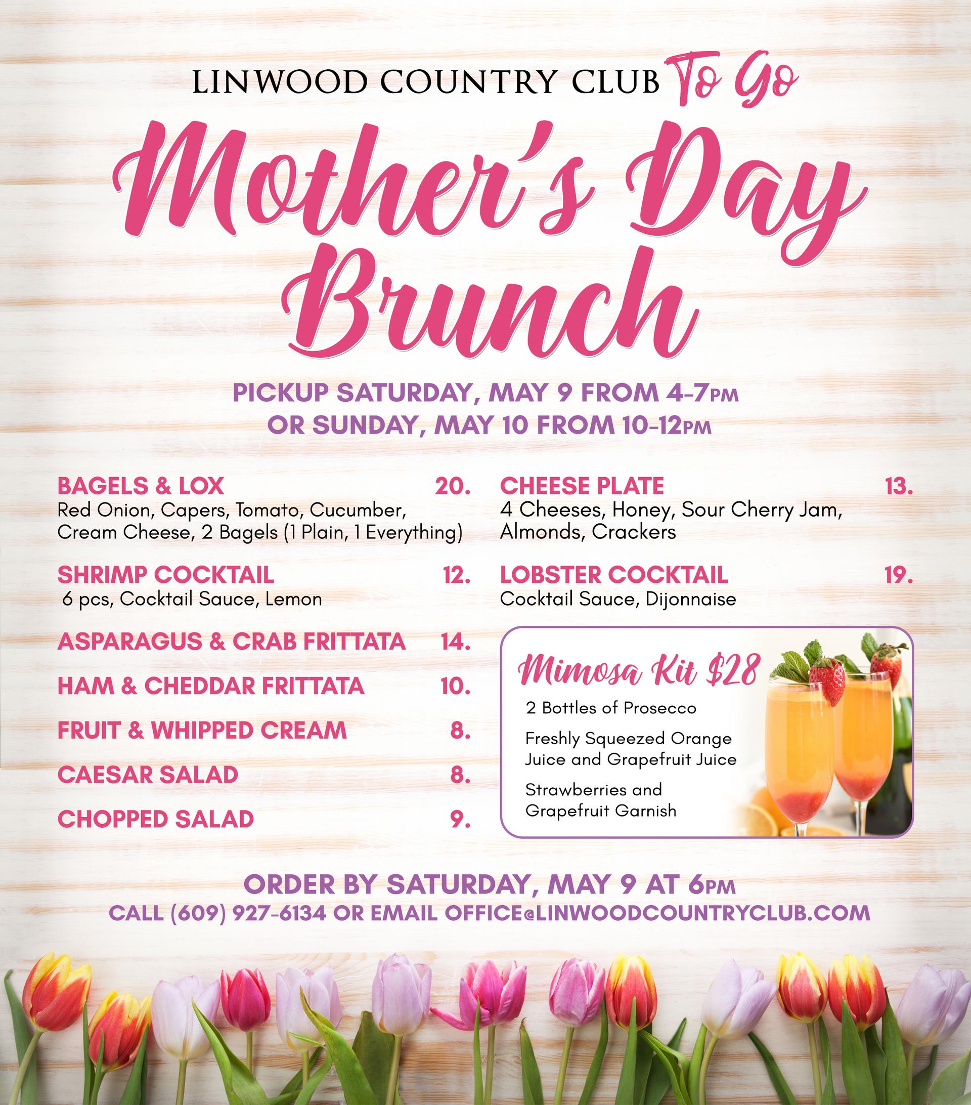 Mother's Day Brunch - Linwood Country Club