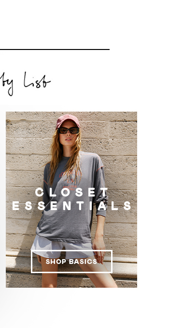 Closet Essentials - Shop Basics