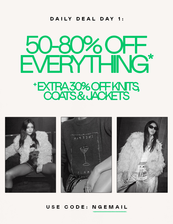 UP TO 80% OFF EVERYTHING*