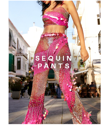 SEQUIN PANTS