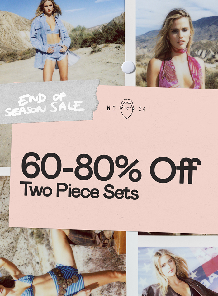 60-80% OFF TWO-PIECE SETS