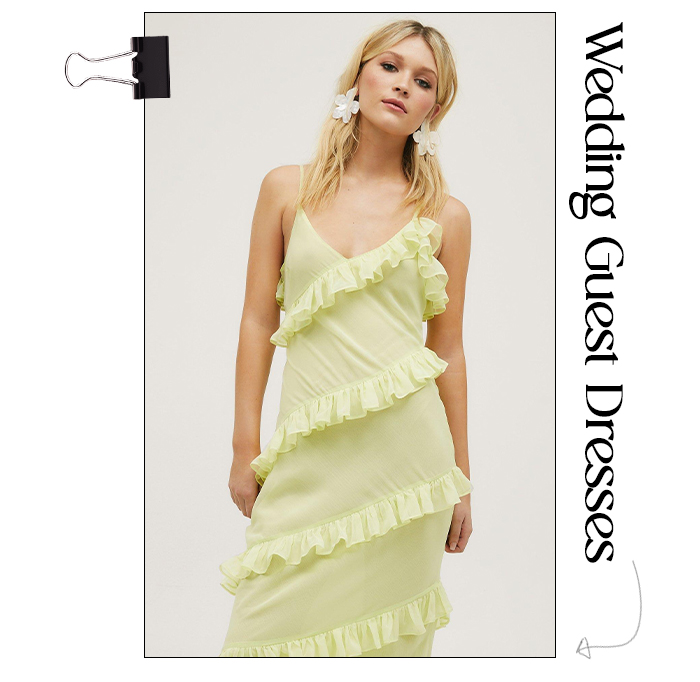 Ruffle Tiered Chiffon Maxi Dress