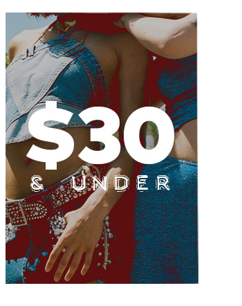 $30 & Under