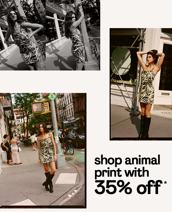 SHOP ANIMAL PRINT WITH 35% OFF*